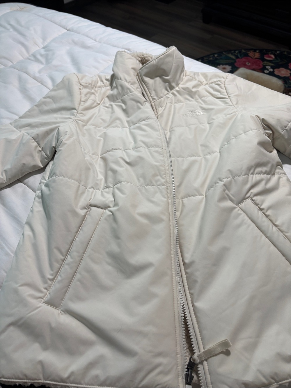 North Face Sherpa puffer coat